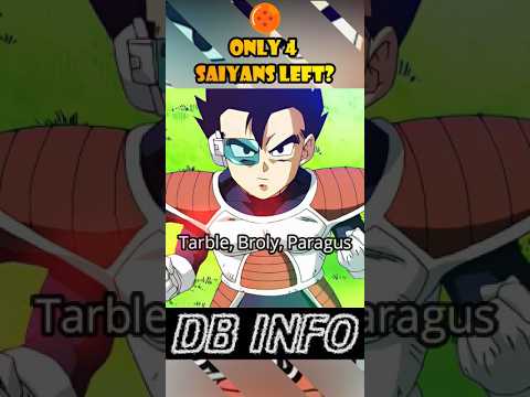 [DBZ] Raditz and Vegeta were wrong; there were more than 4 Saiyans left. #anime #dragonball #dbz