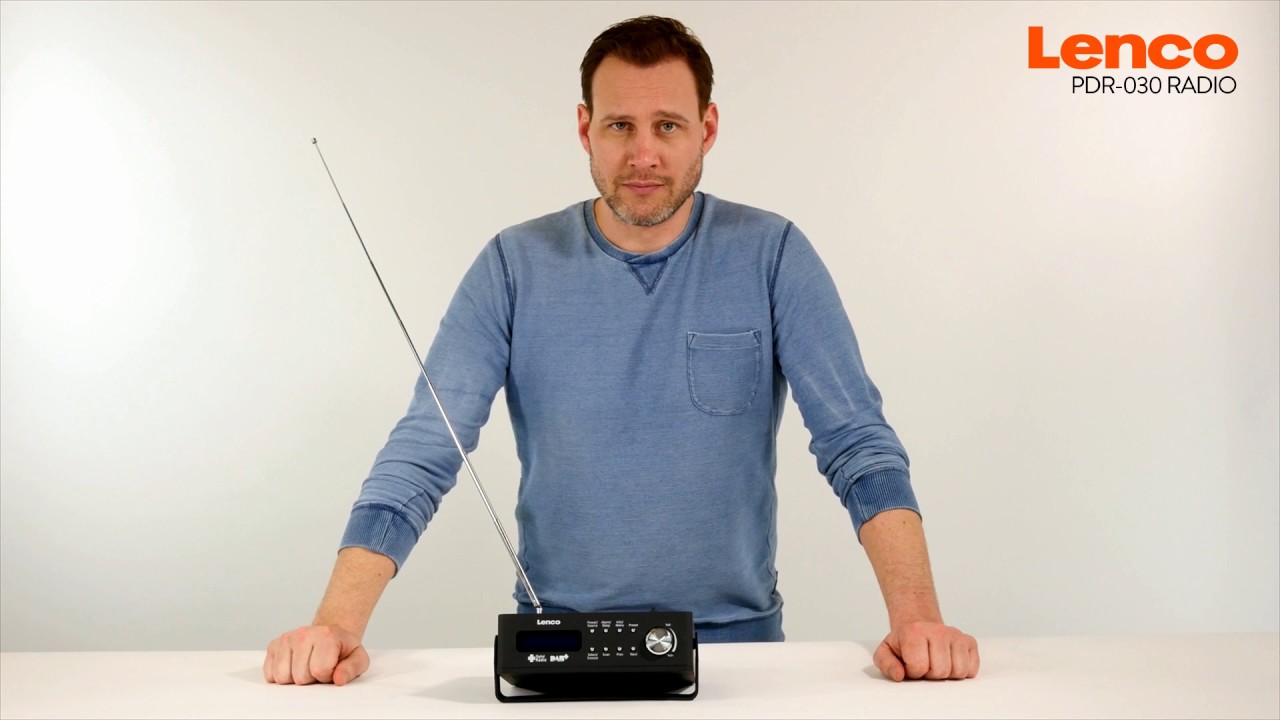 Lenco DAB+ Radio PDR-030 Schwarz