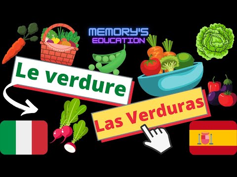Le VERDURE in Spagnolo / VEGETABLES in Italian