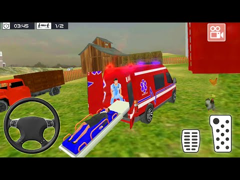 Emergency Ambulance Simulator Game 2021 | Rescue Van Driving Games – Android Gameplay