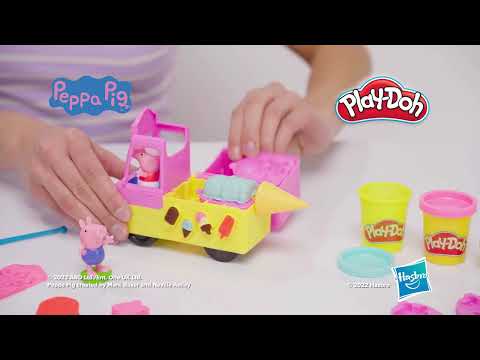 Набор для лепки Hasbro Play-Doh Машинка с мороженым Свинка Пеппа (F3597) - фото 1 - id-p3202285169