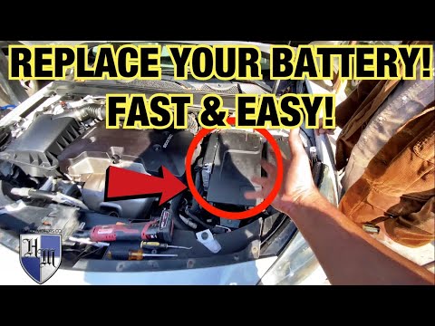 STEP BY STEP HOW TO REPLACE BATTERY ON A 2013-2015 CHEVROLET MALIBU 2.5L FAST & EASY!