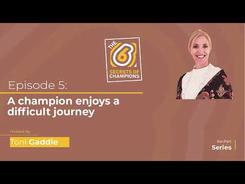A champion enjoys a difficult journey