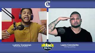 Lápiz Conciente habla de su nueva canción Tamo Heavy y evade las preguntas de Shelow Shaq