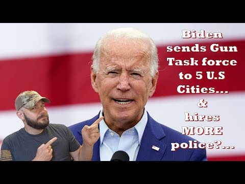 Biden sends “Gun violence task force” to liberal cities… and hires MORE police… Thumbnail