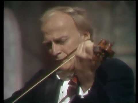 Yehudi Menuhin plays Bach Chaconne 1972, Gstaad