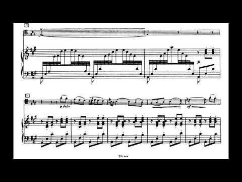 Alexander Glazunov: Serenade espagnol for Cello and Piano, Op. 20 No. 2 (with score)
