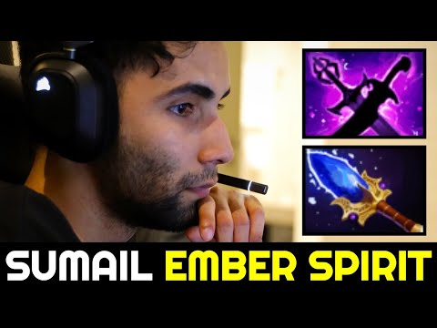 SUMAIL Unkillable Ember Spirit with Scepter Build — Road to Top 1 Rank Dota 2