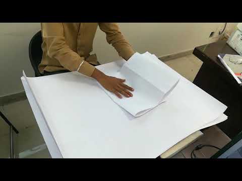 How to Fold Drawing sheet of size A1 to A4. Folding Technical Drawing Sheet