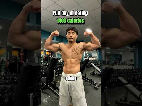 1400 calorie aggressive cut #shorts #cut #diet #bodybuilding #fitness #motivation