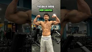1400 calorie aggressive cut #shorts #cut #diet #bodybuilding #fitness #motivation