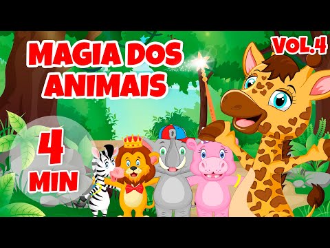 Magia dos Animais Vol. 4 - Giramille 4 min | Desenho Animado Musical