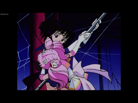 Sailor Stars VIZ Dub Sailor Saturn Silence Glave Surprise Christine Marie Cabanos & Sandy Fox