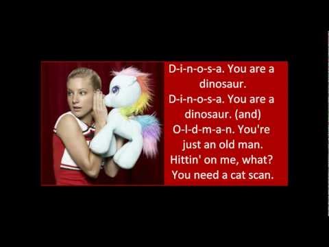 Glee - Dinosaur (lyrics)