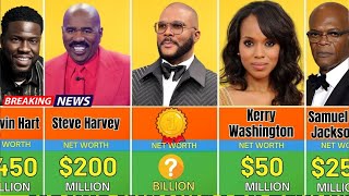 30 Richest Black Actors in Hollywood 2025 - Net Worth Ranking From Lowest to Highest