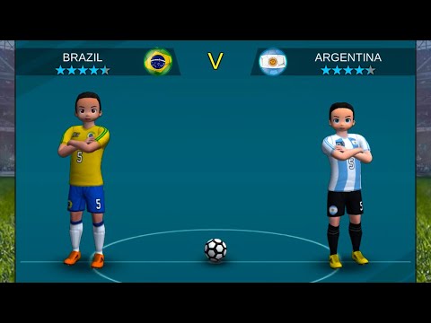 Pro League Soccer Android Gameplay | Brazil VS Argentina - YouTube
