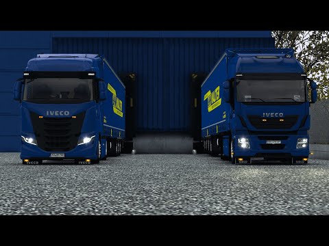 ETS2 1.45 ProMods 2.62 Convoy Multiplayer with mods IVECO S-WAY/IVECO HI-WAY (Berlin 🇩🇪-Hamburg 🇩🇪)