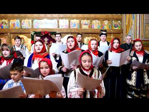 Corul Biserici din Frumuseni va colinda  Mere Lina la fântână