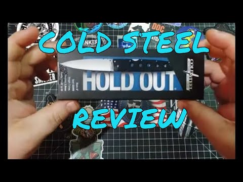 2021 COLD STEEL HOLD OUT 6" REVIEW AND STABBING!!!