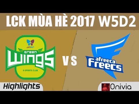 JAG vs AFS Highlights Game 1 LCK MÙA HÈ 2017