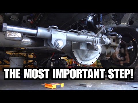 4wd Cummins Rack and Pinion Conversion Part 2... Solid Axle Steering Mounts & Shaft Routing