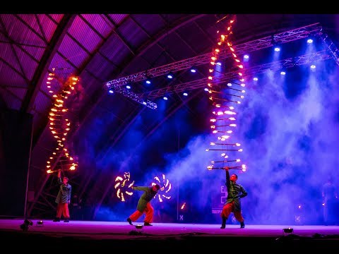 Театр огня "Fire Life" (Ужгород) - фаер шоу, відео 1