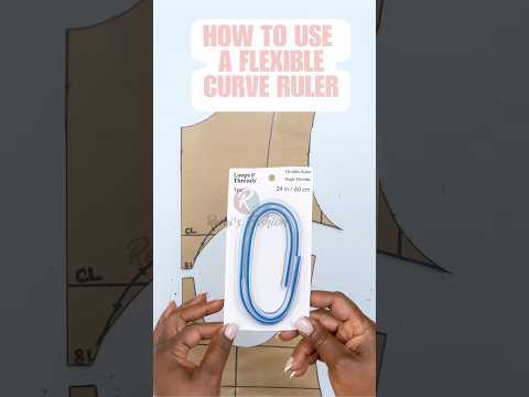 Part of a video titled How To Use A Flexible Curve Ruler. - YouTube
