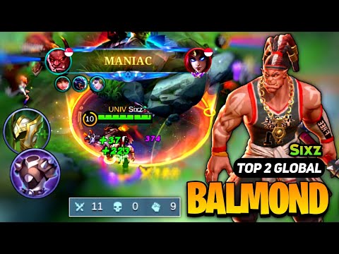 MANIAC! Balmond Best Build 2023 [ Balmond Top 1 Global Gameplay ] By Sixz - Mobile Legends