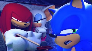 Knuckles and Rouge Set Sonic Straight. | Sasso Studios