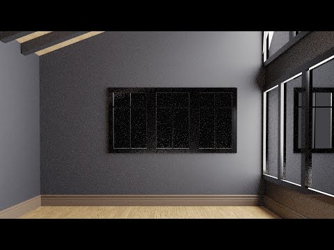 Make skirting board for interior design in blender.