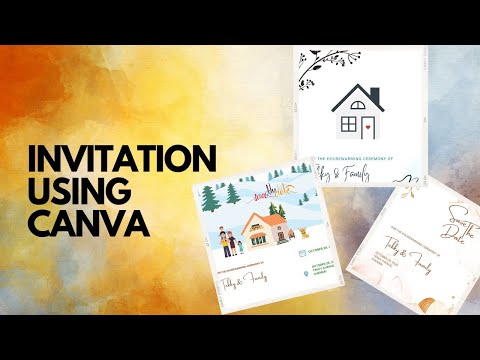 Housewarming Invitation Creation - How to create an invitation
