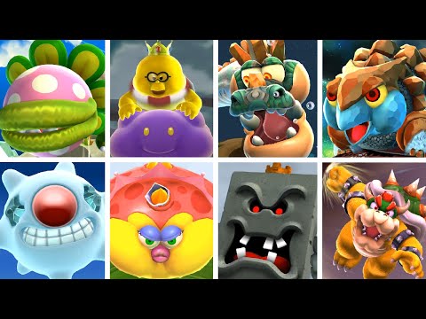 Super Mario Galaxy 2 HD - All Bosses (No Damage)