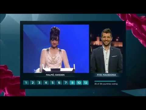 Eurovision 2013 : Vote of F.Y.R Macedonia (HD) (1080p)