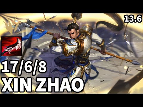 Xin Zhao Jungle vs Kindred - KR Challenger | Patch 13.6
