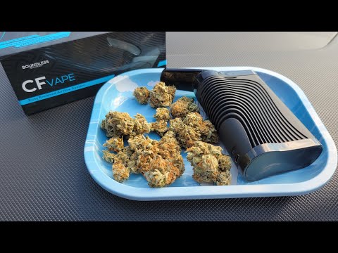 Boundless CF Dry Herb Vaporizer Unboxing & Afghan Skunk sesh W/Mr Leafy. Best budget vaporizer?! 🔥👌