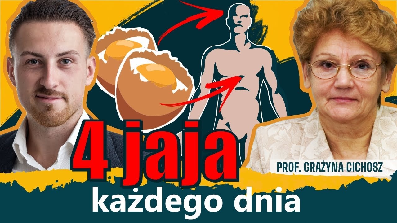 Jedz co najmniej 4 jajka każdego dnia. Oto dlaczego i CO zyskasz / prof. Grażyna Cichosz