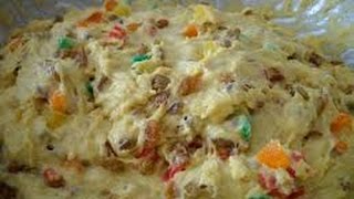 Кулич из теста поплавок