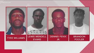 1 in custody, search continues for 4 Pulaski County escaped inmates