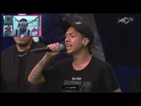 PAPO REACCIONA A MAC VS EXODO LIRICAL RED BULL BATALLA DE LOS GALLOS