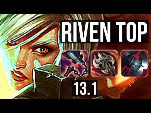 RIVEN vs QUINN (TOP) | 10/0/8, 3.0M mastery, 1100+ games, Legendary | EUW Diamond | 13.1