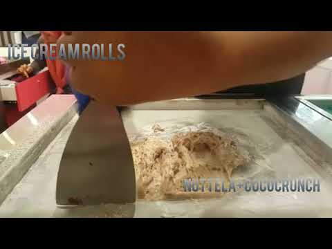 ICE CREAM ROLL  NUTTELA+COCOCRUNCH