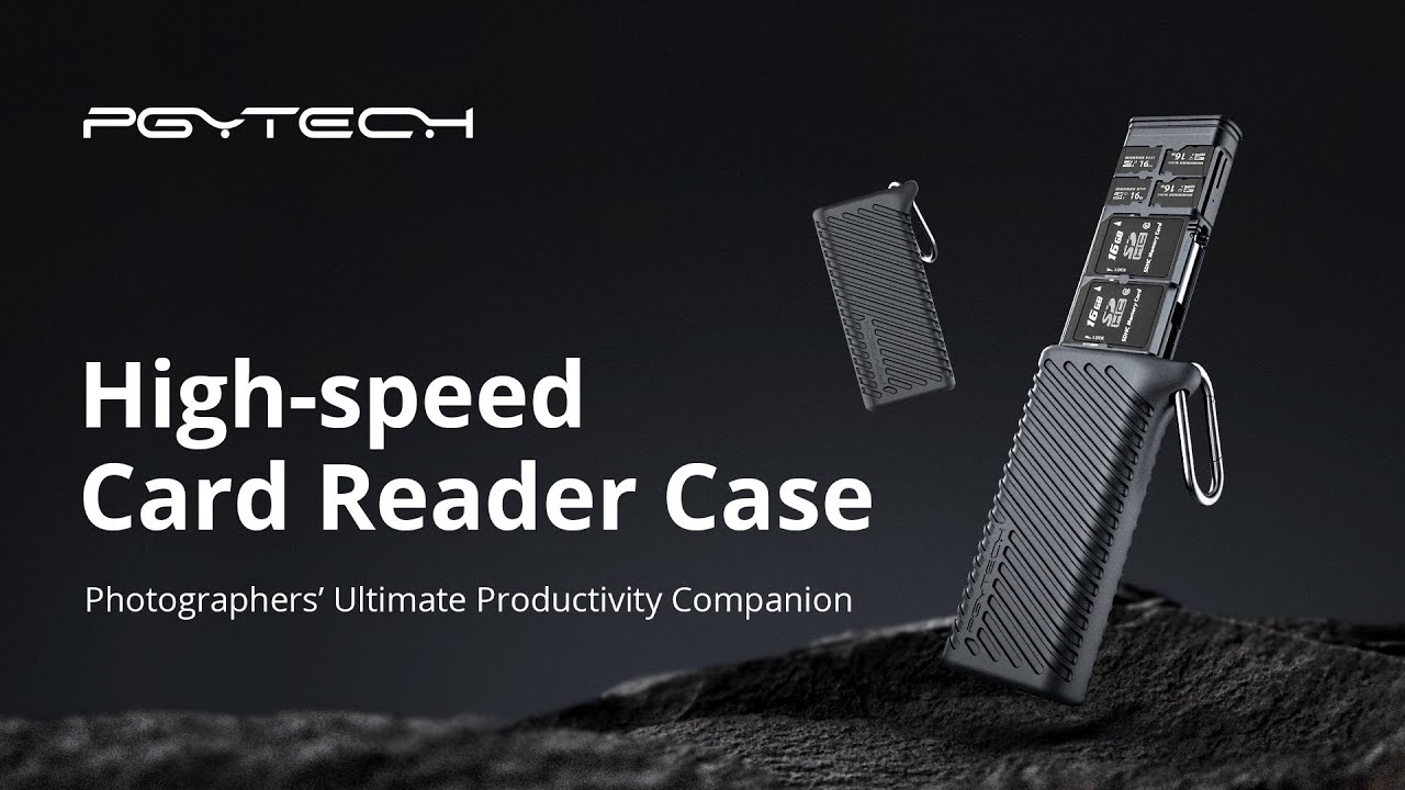 PGYTECH CreateMate High-speed Card Reader Case | Photographers’ Ultimate Productivity Companion