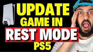 How to Update Games in Rest Mode PS5