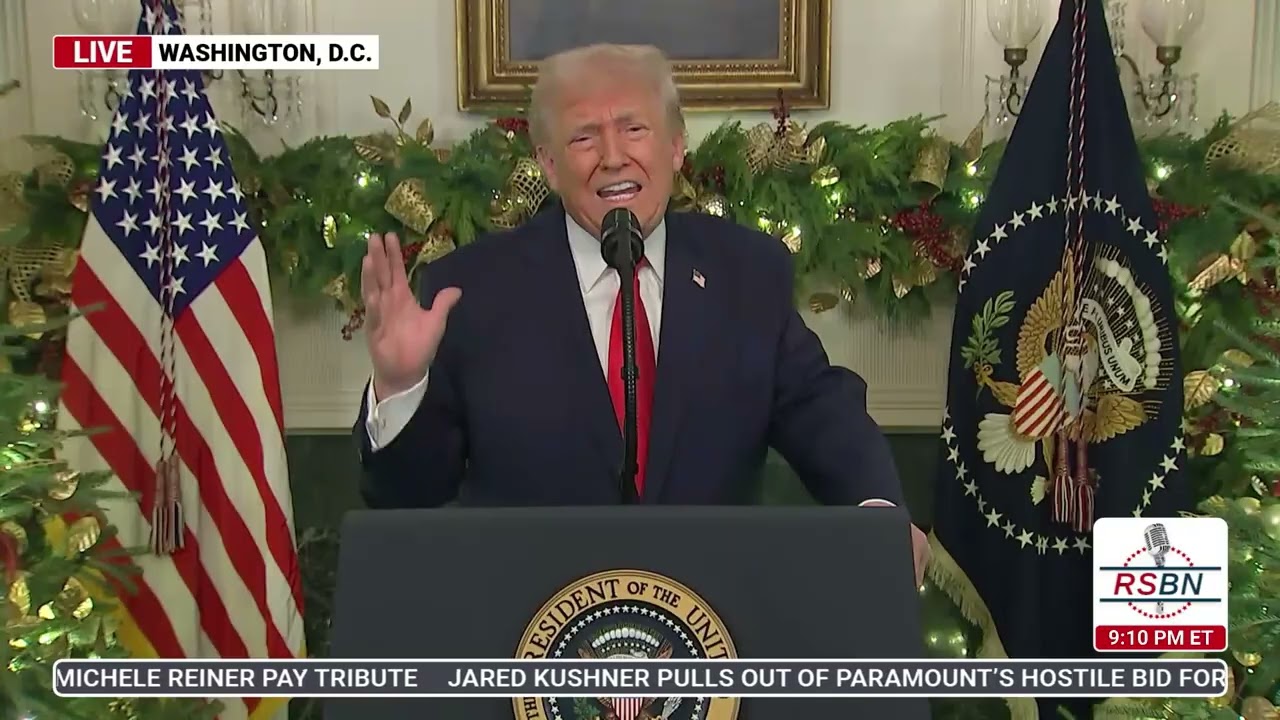 FULL REPLAY: President Trump Delivers an Address to the Nation - 12/17/25