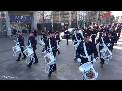 Pride Of The Raven (No.8) @ UDR2 Memorial Parade ~ 25/02/23 (4K)