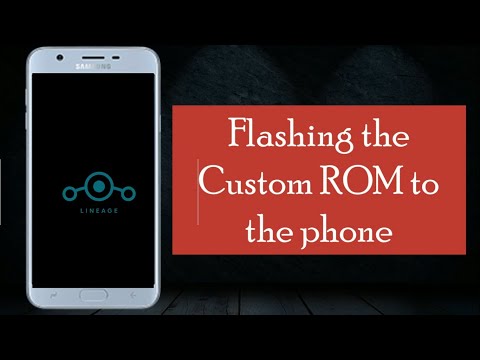 Flashing the Custom ROM to the phone