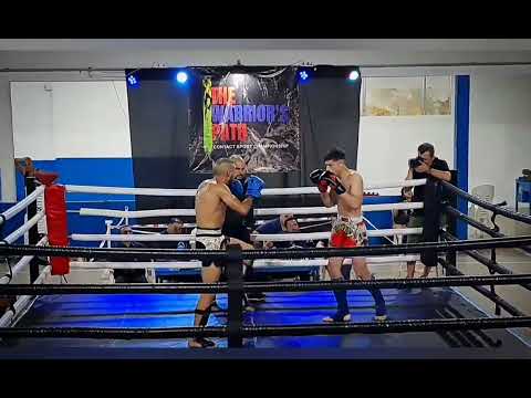 THE WARRIOR'S PATH 6 LAZARTE de MTA Varela vs CAYUNIAN EMT Espacio Muay Thai. título K1 Proam