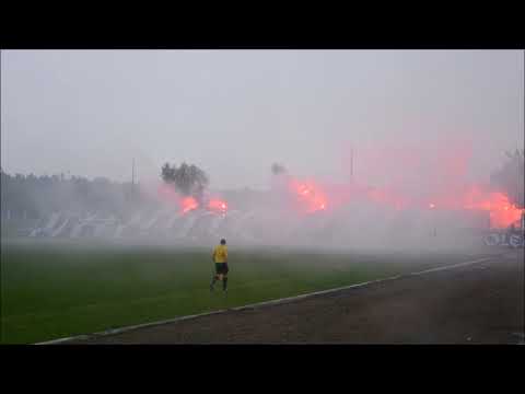 Doping kibiców Zawiszy  w meczu z Dębem Potulice 16.09.2017 !