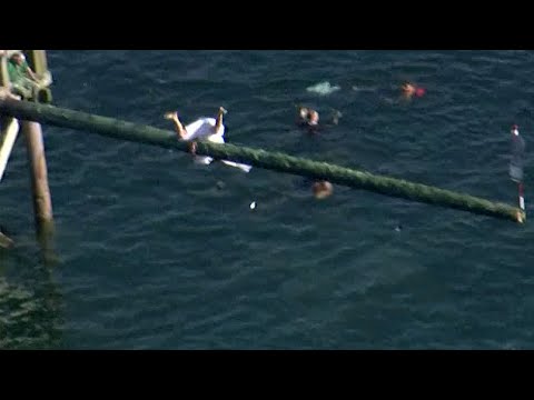 Watch: Bloopers from this year's Greasy Pole contest in Gloucester
