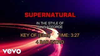 AlunaGeorge - Supernatural (Karaoke)